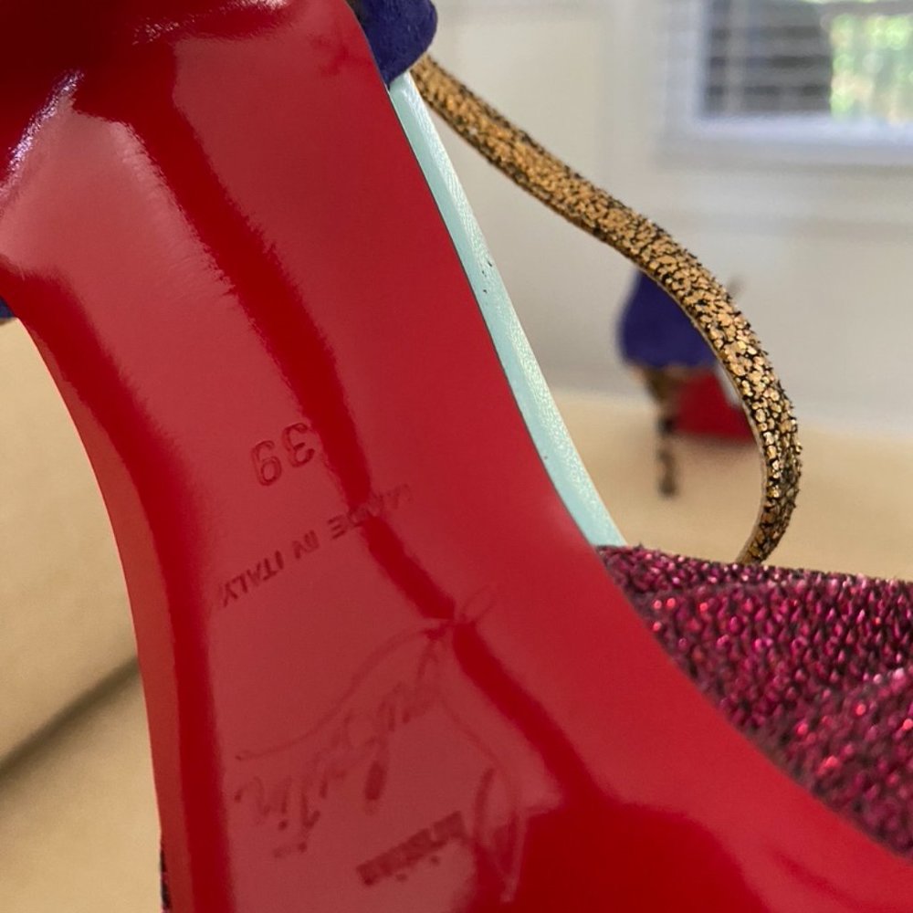 Multi-colored Louboutin Sandal - Picture 5 of 5
